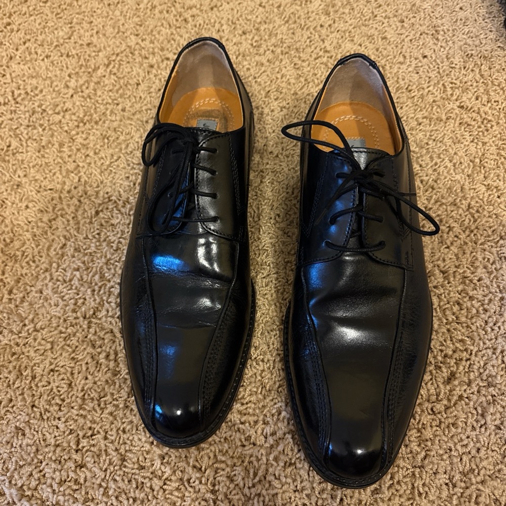 Johnston & Murphy Black Oxford Dress Shoes